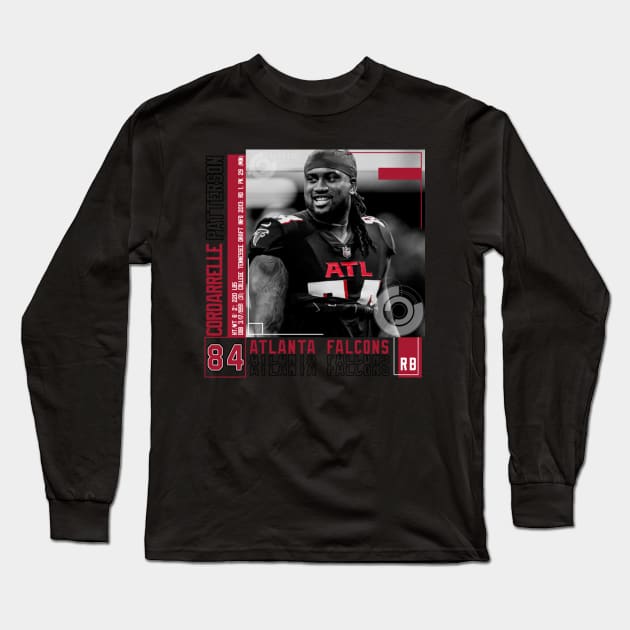 Cordarrelle Patterson Paper Poster Long Sleeve T-Shirt by art.Hamdan